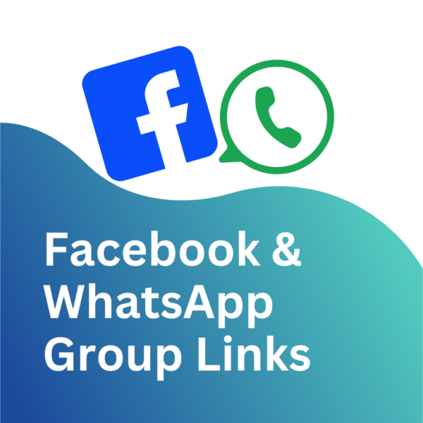 Facebook and WhatsApp Group Links